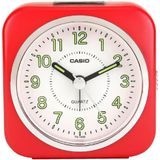 Casio TQ-143S-4DF Kırmızı Ertelemeli Beep Alarmlı Işıklı Fosforlu Masa Saati