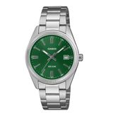 Casio Utp-1302Pd-3A1vdf Quartz Çelik Gri Yeşil Kadran 35 Mm Erkek Kol Saati