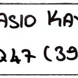 Casio Uyumlu AQ-47 Saat Kordonu