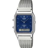 Casio Vintage Kol Saati - Gümüş - Lacivert