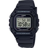 Casio W-218H-1AVDF Renkli Kol Saati 5 ATM Suya Dayanıklı Dijital/Analog Fonksiyonlu Çelik Kasa