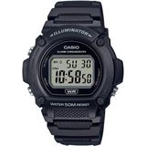 Casio W-219H-1AVDF Erkek Kol Saati Dijital Fonksiyonlu Siyah Plastik Kasa 5 ATM Suya Dayanıklı