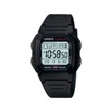 Casio W-800H-1AVDF Dijital Erkek Kol Saati 10 ATM Suya Dayanıklı Siyah Silikon Kordon
