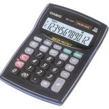 Casio WM-220MS-BU 12 Haneli Suya-Toza Dayanıklı Mavi Masa Üstü Hesap Makinesi