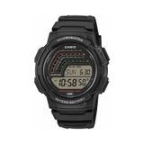 Casio Ws-1800-1avdf Quartz Siyah Silikon Kordon 10 Atm 45 Mm Erkek Kol Saati Siyah