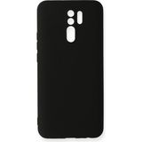 Casio Xiaomi Redmi 9 Kılıf Nano Içi Kadife Silikon - Siyah - Renkli