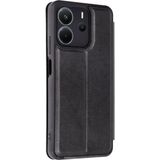 Casio Xiaomi Redmi Note 14 4g Kılıf Flip Cover - Siyah - Renkli