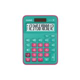 Casio Yeşil+Pembe 12 Hane Masa Üstü Hesap Makinesi