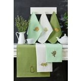 Casnack 6'lı Mutfak Havlusu Zeytin Seti 40x60