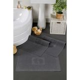 Casnack Antrasit 3 Adet Ayak Havlusu-Paspas Seti - 50 x 70 cm