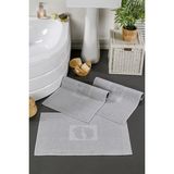 Casnack Gri 3 Adet Ayak Havlusu-Paspas Seti - 50 x 70 cm