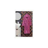 Casnack Quina Yeşil Kapüşonlu Oversize Bornoz - L - XL - Mürdüm