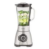 CASO B 1800 PowerBlender Seti - Blender, 28.000 devir/dakika, Cam Kap 1,75 L, İçecek Şişesi ve Doğrayıcı Dahil, Mikser Test Birincisi, Çok İyi, Paslanmaz Çelik