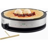 Caso cm 1300 Krep Makinesi 33 cm Pişirme Yüzeyi 1300W - Siyah - Çelik