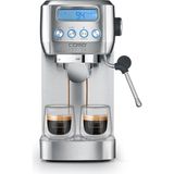 Caso EspressoGourmet Crema 20 Bar Espresso Makinesi Süt Köpürtücülü Paslanmaz Portafiltre