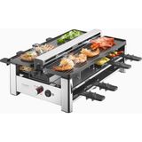 Caso Raclette Airclean 8 Kişilik Duman Emişli Raclette Grill 1500W