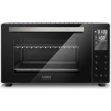Caso To 26 Electronic Mini Fırın - 26 L, 1500 W, Cool-Touch ve 9 Otomatik Program (Pizza Taşı ve Çevirme Şişi Dahil) - Siyah