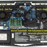 Casper Excalibur G780.1030-B5J0X-B Notebook Ver.1 Sağ Fan