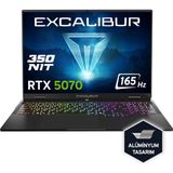 Casper Excalibur G915 Intel Core 7-240H 24GB 500GB RTX5070 165HZ 16" Freedos Gaming Laptop G915.240H-CV70X-C - 500 GB - 24 GB