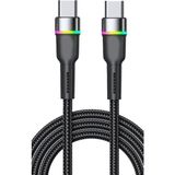 Casper Vıa A1 A3 A4 A3 Plus Şarj Kablosu Type-C 60W Rgb LED SZ-CL13 - Siyah