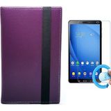 Casper Vıa S8 T 8" Tablet Uyumlu Üniversal Kapaklı Tablet Kılıfı ve Nano Ekran Koruyucu - Mor