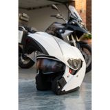 Caspiano Premium Çene Açılır Kask Güneş Vizörlü Candy Parlak ECE 22.06 Sertifikalı