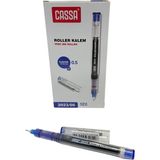 Cassa 0,5 mm Iğne Uçlu Roller Kalem 12 'li ( 1 Paket ) - Mavi