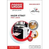 Cassa 1321 Laser Etıket 52X21mm 56X100 5600 Adet