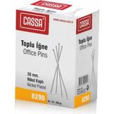 Cassa 250 gr Toplu İğne 28 mm Metalik Renkli Estetik Tasarım ile Kolay Kullanım
