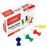 Cassa 8270 Renkli 20 Adet Harita Çivisi