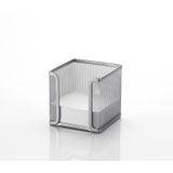 Cassa 8910 Metal Küp Gümüş Notluk