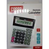 Cassa 9330 Elektronik Hesap Makinesi Büyük Ekran ile 12 Basamaklı Kullanım Kolaylığı