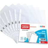 Cassa Extra Şeffaf Poşet Dosya 100 Lü Renkli Şeffaf Ofis Kırtasiye Malzemeleri