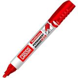 cassa permanet marker kalem kesik uç kırmızı 9916 (12 li paket) - Yok