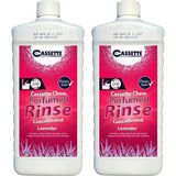Cassette Karavan Tekne Tuvalet Kimyasalı Perfumed Rinse Concentrated Kasetli Portatif Tuvalet Koku Giderici 2'li Avantajlı Paket
