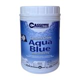 CASSETTECHEMICALS Karavan Tekne Tuvalet Kimyasalı Aqua Blue WSB Kasetli Portatif Tuvalet Atık Parçalayıcı Koku Giderici