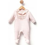Cassıope 483810CS Bebek Fistolu Kadife Pudra Tulum - 6 Ay