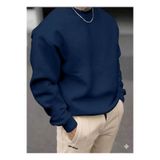 CAST COLLECTİON Erkek Lacivert Bisiklet Yaka Sweatshirt