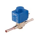 Castel 1028/3a6 3/8'' Kaynaklı Solenoid Valf Bobin Dahil
