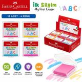 Castell Ilk Silgim 18 Li Paket Hamur Silgi Çokrenkli