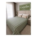 CASTELLO HOME Pike Çift Kişilik Desenli Yatak Örtüsü Otel Tipi Lüx Pike
