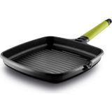 Castey 27 cm 1 Gri Fundix Izgara Kanallı Tava