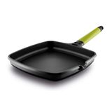 Castey Fundix 27 x 27 cm yapışmaz tava aus alüminyum döküm endüksiyon çıkarılabilir Kiwifarbener sap