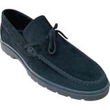 Castle Black 31224 Erkek Deri Casual Ayakkabı Nubuk Siyah - Siyah Nubuk