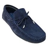 Castle Black 42705 Erkek Deri Loafer Ayakkabı Nubuk Lacivert - Lacivert - Nubuk