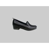 Castle Black CB-24553 Kadın Deri Hafif Topuklu Comfort Ayakkabı Siyah - Çok Renkli