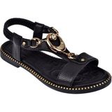 Castle Black Comfort Kadın Sandalet CB-35307 Siyah