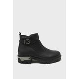 Castle Black Kadın Casual Deri Bot Siyah CB92538