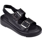 Castle Black Üstten Tokalı Kadın Sandalet CB-35169 Siyah