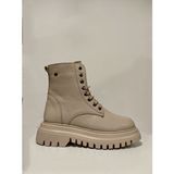 Castle Black Yldz-27400-1 Kadın Deri Bot Bej